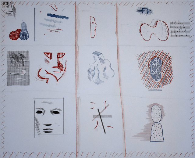 David Hockney, ‘Franco-American Mail, from: The Blue Guitar’, 1976, Gilden's Art Gallery