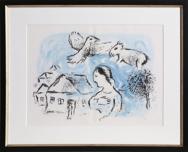 Marc Chagall, ‘The Village, from Derrière le Miroir ’, 1977, RoGallery