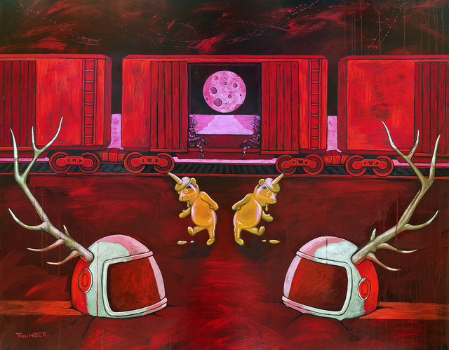 Jonathan Thunder, ‘This Side of the Tracks’, 2018, Joseph Nease Gallery