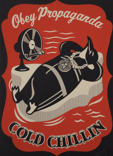 Shepard Fairey (OBEY), ‘Cold Chillin' (Red)’, 2008, KP Projects