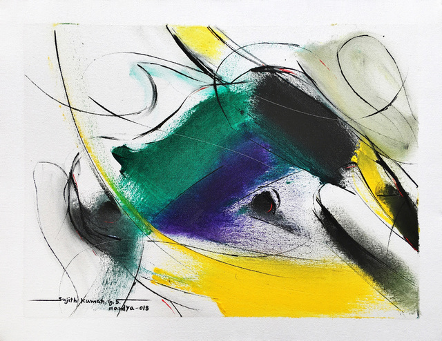 Sujth Kumar G.S. Mandya, ‘Bull Painting - 682’, 2018, MayinArt