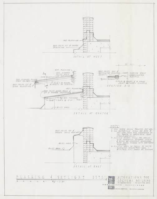 John M. Hickman, ‘Drawings of the Mountain Iron and Supply Co., Wichita, Kansas (twenty-nine works)’, 1958, Drawing, Collage or other Work on Paper, Graphite on tracing paper, Heritage Auctions