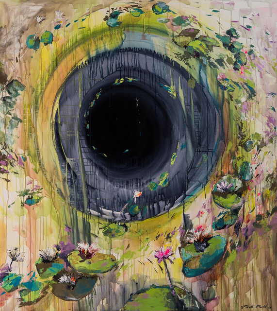 Frank David Valdés, ‘River’, 2019, Painting, Mixed media on canvas, ArteMorfosis - Cuban Art Platform