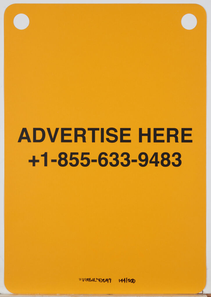 Virgil Abloh - Advertise Here
