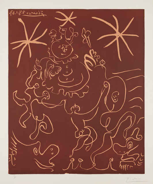 Pablo Picasso, ‘Carnaval 1967 "Clown et danseurs" (Carnival 1967 "Clown and Dancers")’, 1967, Phillips