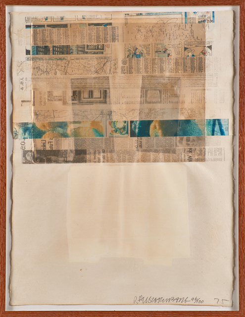 Robert Rauschenberg, ‘Arcade’, 1975, Rago