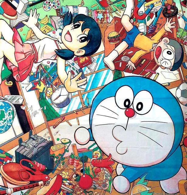 Mr Mr X Doraemon Fabric Print Tokyo Exclusive 17 17 Available For Sale Artsy