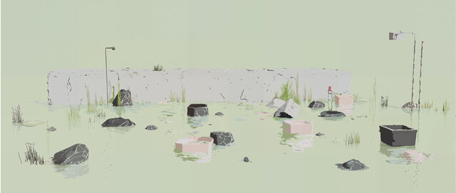 Garden and Pool