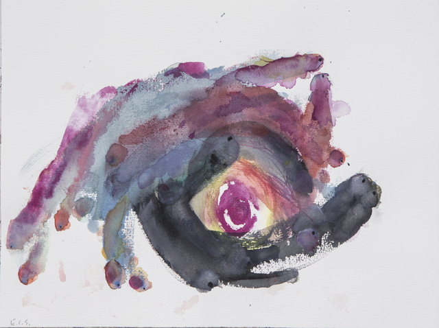 Holly Crawford, ‘The Silence Drew Off, Laughing With Medusa 178’, 2019, Drawing, Collage or other Work on Paper, Watercolors and color pencils on 300gsm archival paper, IFAC Arts