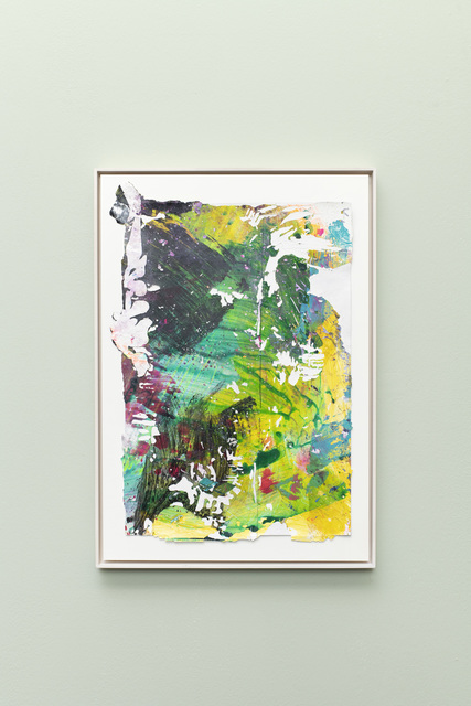 Tiziano Martini, ‘Untitled #1’, 2019, Drawing, Collage or other Work on Paper, Acrylics on paper, cardboard, wooden frame, OTTO ZOO