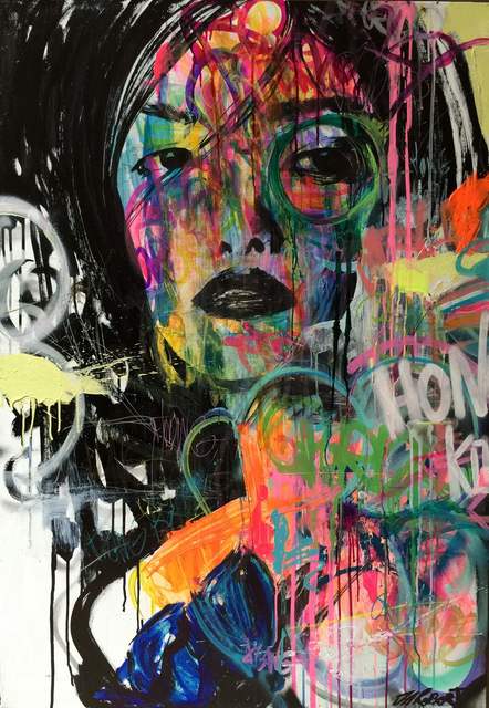 JM Robert, ‘Que regarde t’elle’, 2015, Painting, Art Supermarket