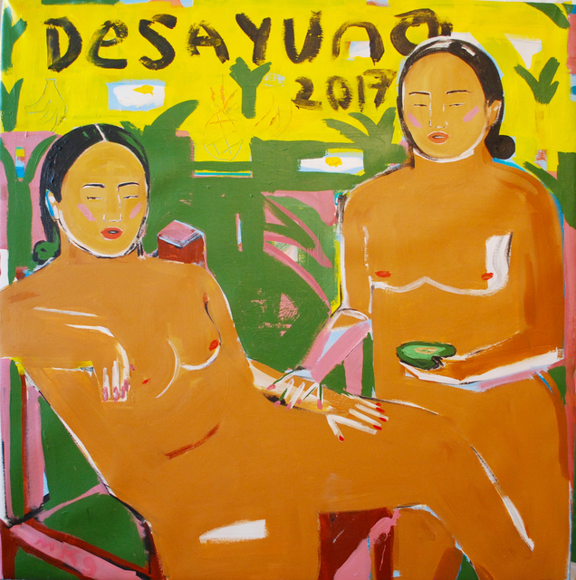 Monica Kim Garza, ‘Desayuno 17’, 2017, Painting, Acrylic on canvas, V1 Gallery