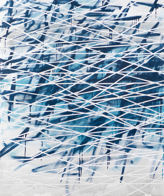 David Fredrik Moussallem, ‘Solo’, 2017, Painting, Acrylic on carved wood panel, Slate Contemporary