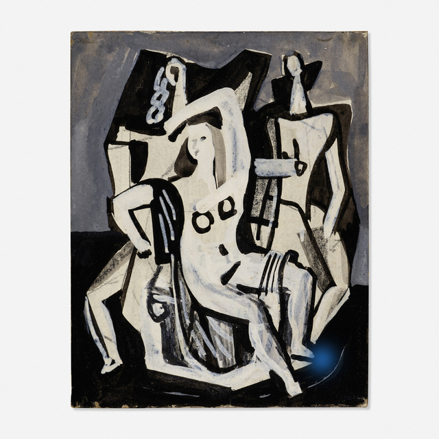 Vaclav Vytlacil, ‘Untitled’, Painting, Tempera on paper, Rago/Wright
