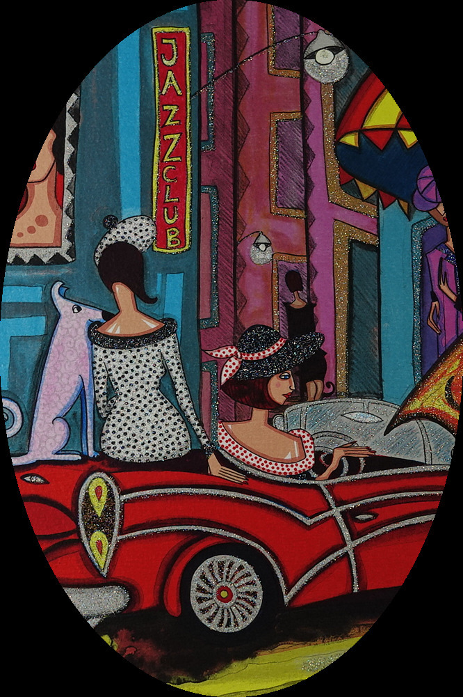 Details from "Night Life" (2016) by Angelica Wiik Details from "Night Life" (2016) by Angelica Wiik