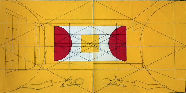 Matt Mullican, ‘Untitled (colored World Frame chart on wall)’, 2015, Mai 36 Galerie