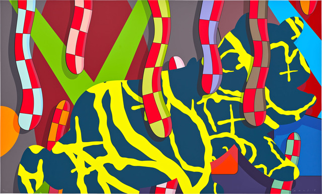 KAWS, ‘Far Far Down’, 2018, Print, Screenprint, Visioner