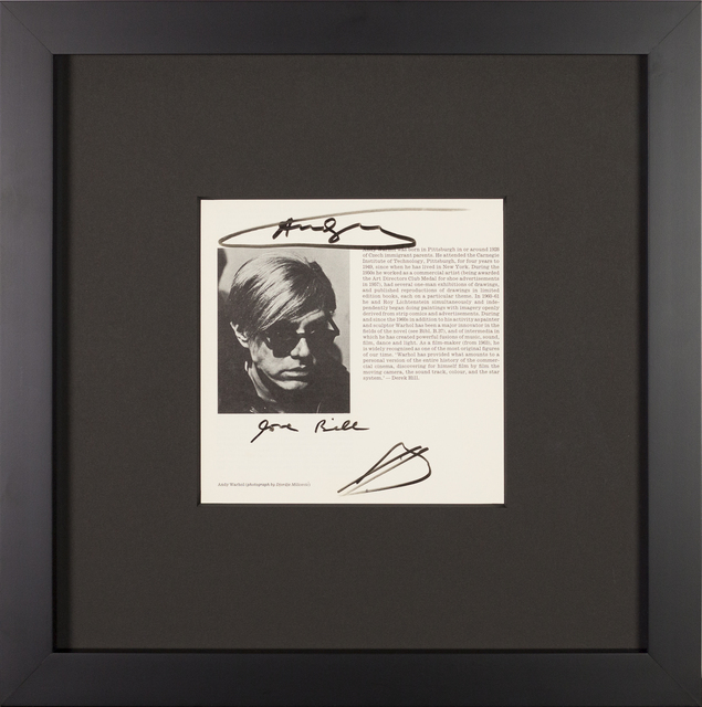 Andy Warhol, ‘Vintage Lithograph’, Rudolf Budja Gallery