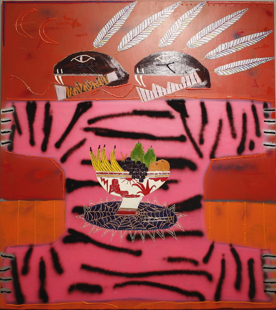 Jordan Kerwick, ‘Chic Imagery’, 2021, Painting, Spray, oil and acrylic on canvas, ALLOUCHE BENIAS