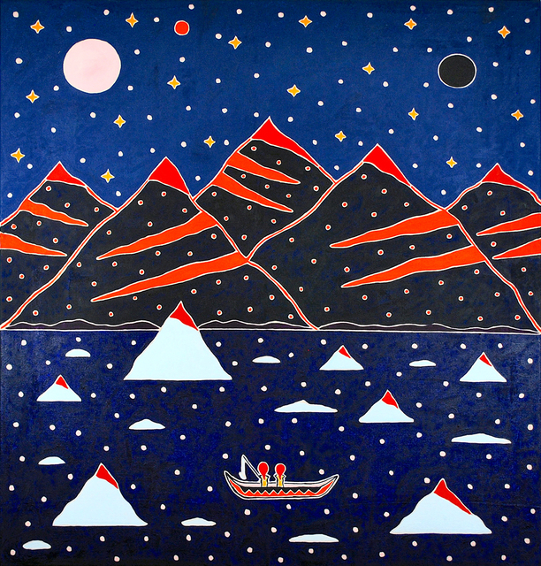 Anders SCRMN Meisner, ‘Hiding Behind Mountains’, 2020, Painting, Oil on canvas, Hans Alf Gallery