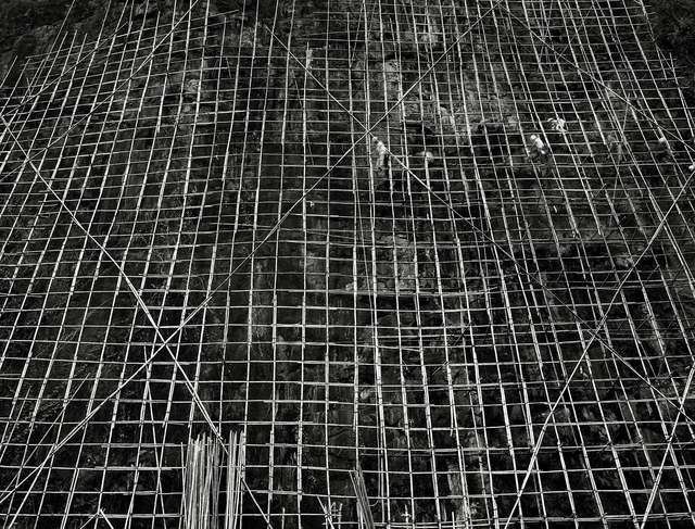 Peter Steinhauer, ‘Bamboo Trellis #1, Hong Kong - 2009’, 2009, Contemporary by Angela Li