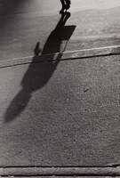 Untitled (shadows, woman with handbag)