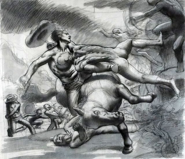 Nicola Verlato, ‘Study for Battle #1’, 2015, Drawing, Collage or other Work on Paper, Graphite on paper, KP Projects