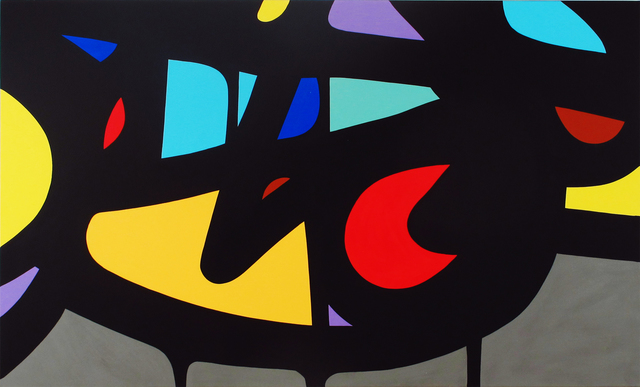 JM Rizzi, ‘Sanctuary’, 2014, Painting, Enamel on canvas, Woodward Gallery
