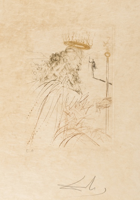 Salvador Dalí, ‘King Lear (Field 68-7O; M&L 281e)’, 1968, Forum Auctions