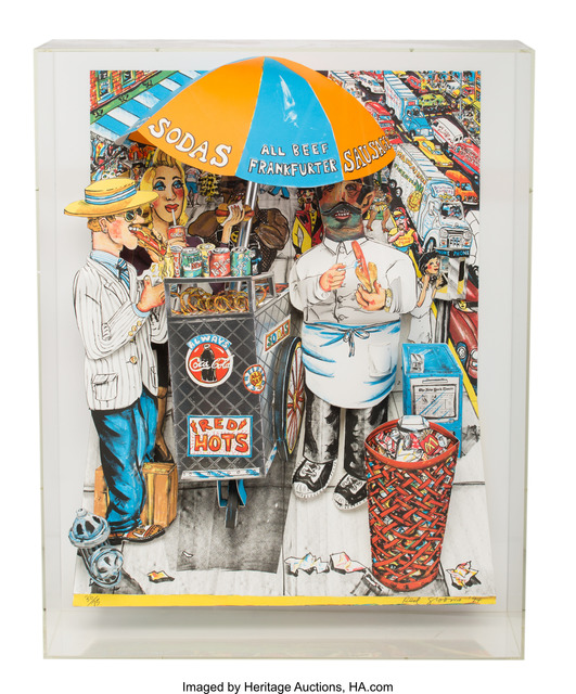 Red Grooms, ‘Hot Dog Vendor’, 1994, Heritage Auctions
