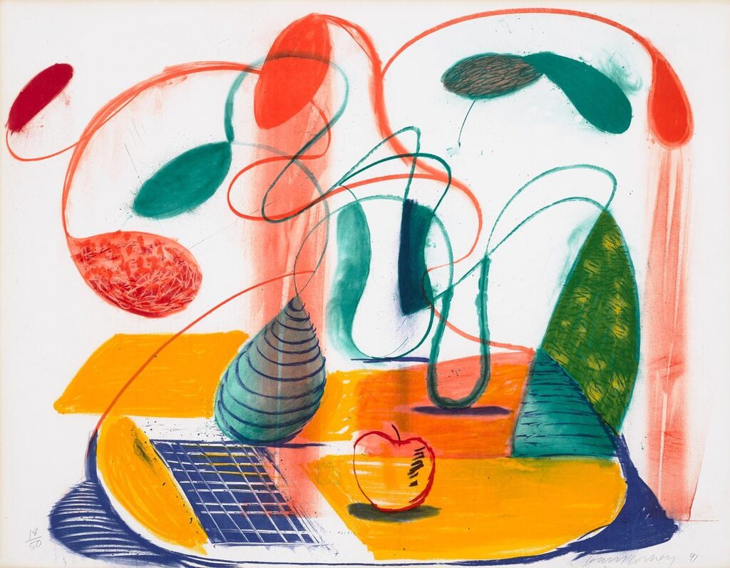 David Hockney - Table Flowable