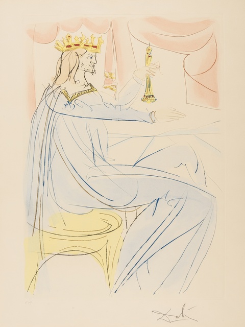 Salvador Dalí, ‘King Solomon (from Our Historical Heritage) (M & L 756; Field 75-4-A)’, 1975, Forum Auctions