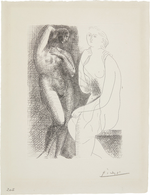Pablo Picasso, ‘Femme nue devant une statue (Naked Woman in Front of a Statue)’, 1931, Phillips