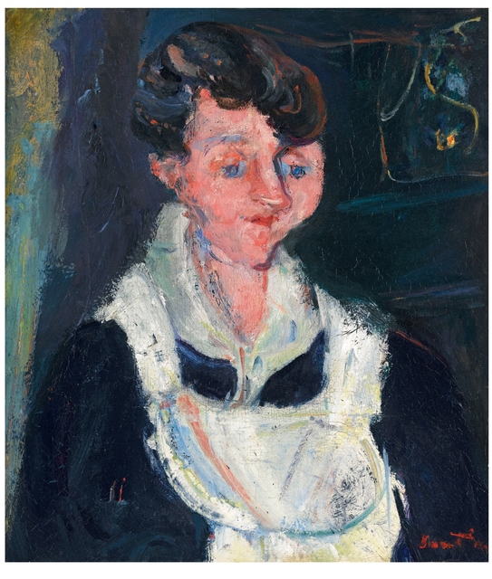 Chaim Soutine, ‘Jeune Servante (Waiting Maid, also known as La Soubrette)’, 1933, Painting, Oil on canvas, Ben Uri Gallery and Museum