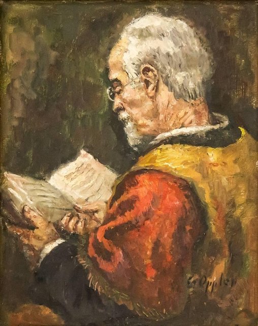 Ernest Opper, ‘Untitled German Impressionist (Distinguished Jurist)’, Late 19th Century, Lions Gallery