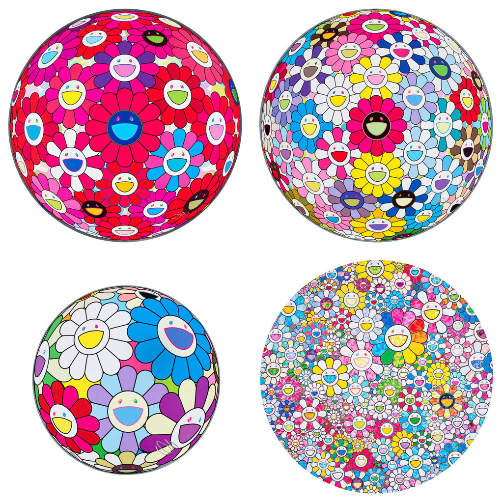 Takashi Murakami - Hey! You! Do You Feel What I Feel?; Space Show; Festival Flower Decoration; and Happy x A Trillion Time...