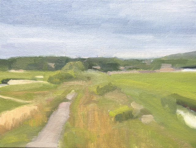 Diana Horowitz, ‘Path from Corn Hill’, 2018, Painting, Oil on Canvas-Board, The Schoolhouse Gallery