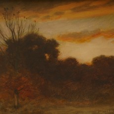 James Henry Moser, Oaks at Dusk (1903)