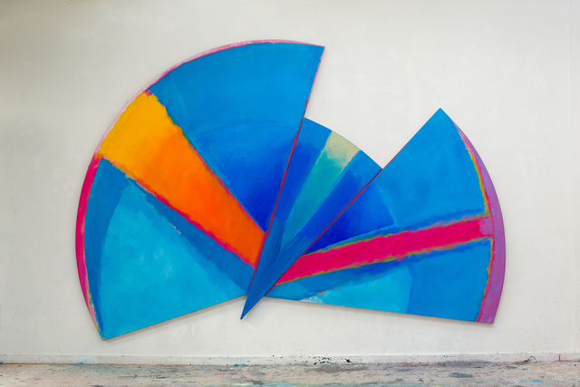 Trevor Bell, ‘Blue Radial’, 1985, Waterhouse & Dodd