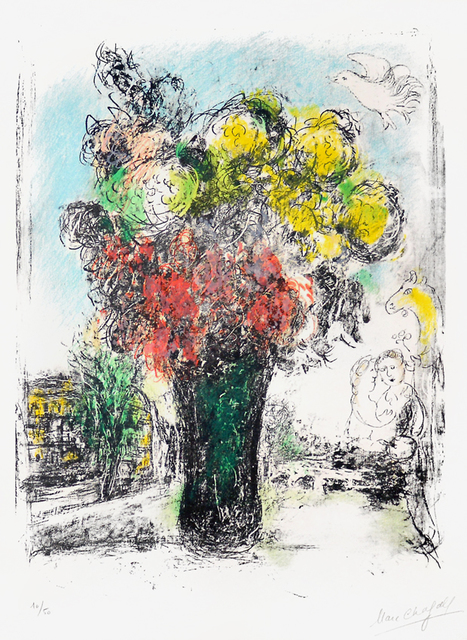 Marc Chagall, ‘Le Bouquet Rouge et jaune (Red and Yellow Bouquet)’, 1974, Masterworks Fine Art