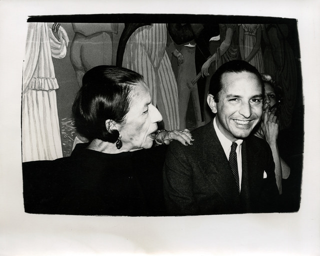 Andy Warhol, ‘Diana Vreeland with Fred Hughes ’, ca. 1984, Hedges Projects