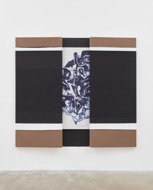 N. Dash, ‘Untitled’, 2019, Painting, Adobe, silkscreen ink, pigment, acrylic, canvas, linen, jute, Casey Kaplan
