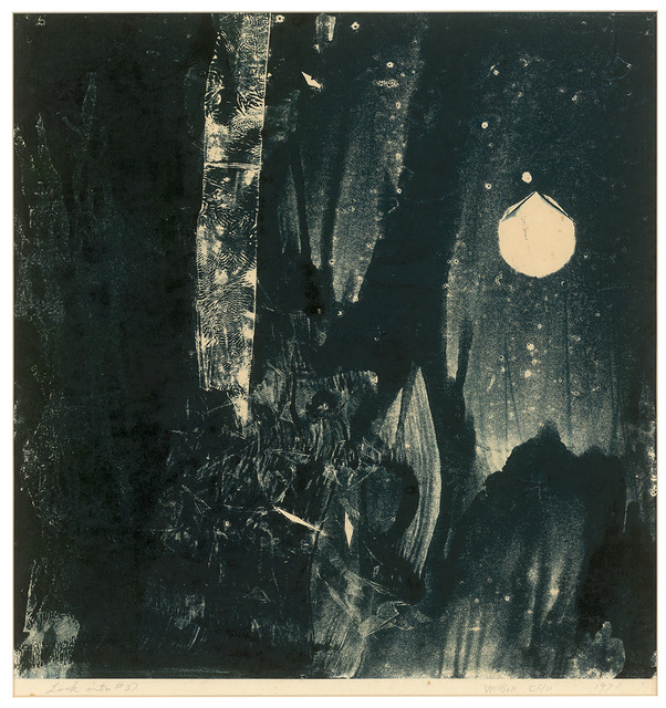 Chu Weibor, ‘Galaxy 銀河外’, 1971, Painting, Oil, Plastic, Glass plate, Asia Art Center