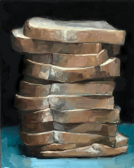 Tom Giesler, ‘Study of Slices #4’, 2019, Painting, Oil on panel, McVarish Gallery