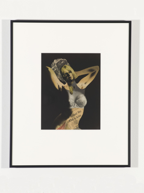Robert Heinecken, ‘V.N. Pin Up’, 1968, Print, Black-and-white
film transparency over magazine-page collage., Hammer Museum