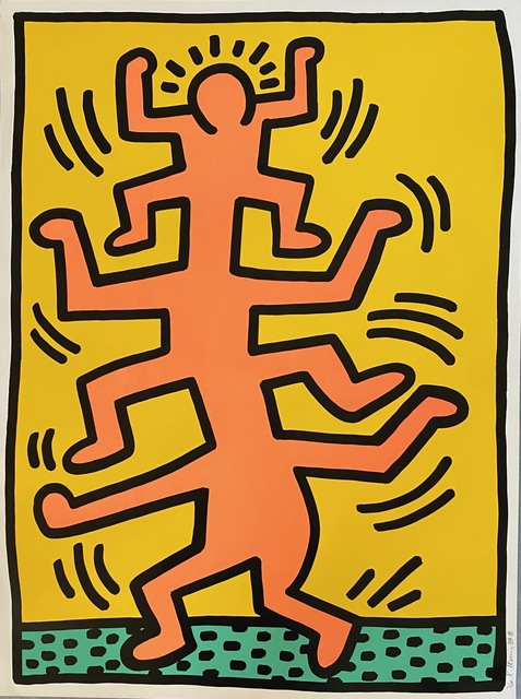 Keith Haring, ‘Growing Plate I’, 1988, Print, Screenprint in colors on wove paper, Fine Art Mia