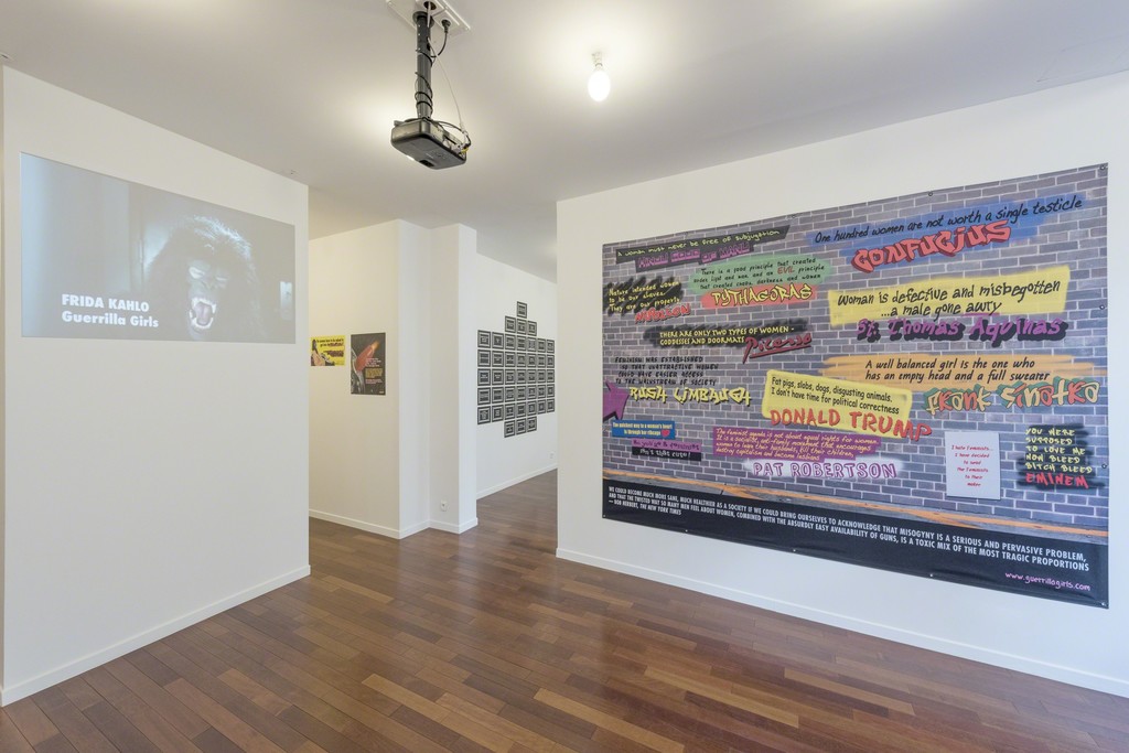 "The Guerrilla Girls and La Barbe", Exhibition view at mfc-michèle didier
© Charles Duprat "The Guerrilla Girls and La Barbe", Exhibition view at mfc-michèle didier
© Charles Duprat