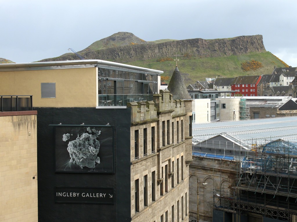 Installation view of Anya Gallaccio
‘Arthur’s Seat’, 2012
13.3ft x 10ft billboard installation
24 April 2012 - 31 July 2012 Installation view of Anya Gallaccio
‘Arthur’s Seat’, 2012
13.3ft x 10ft billboard installation
24 April 2012 - 31 July 2012
