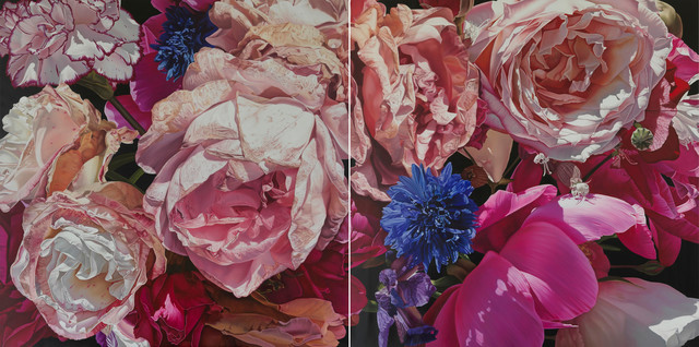 Casagrande & Recalcati, ‘Ipervanitas 1712 (diptych)’, 2019, Painting, Oil on canvas, Sladmore