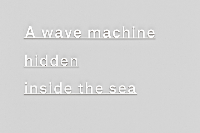 Katie Paterson, ‘Ideas (A wave machine hidden inside the sea)’, 2014, Sculpture, Micro-waterjet-cut sterling silver, Ingleby Gallery